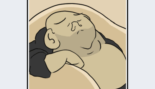 『寝そべる男』キャラクター紹介（北斎漫画）